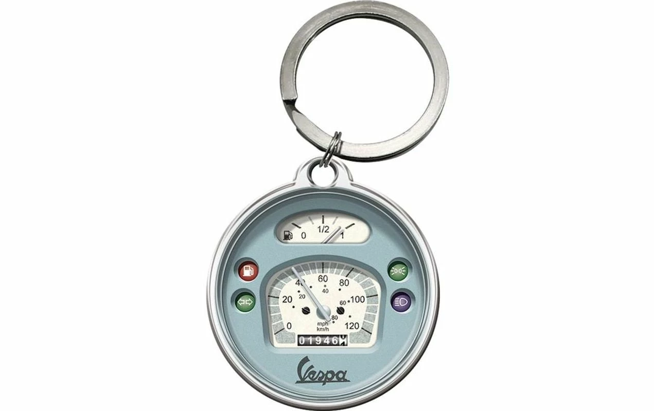 Nostalgic Art Porte-clés Vespa Tacho Ø 4 Cm, 1 Pièce, Multicolore - Protection D'objets De Valeur 1 Nostalgic Art Porte-clés Vespa Tacho Ø 4 Cm, 1 Pièce, Multicolore - Protection D'objets De Valeur