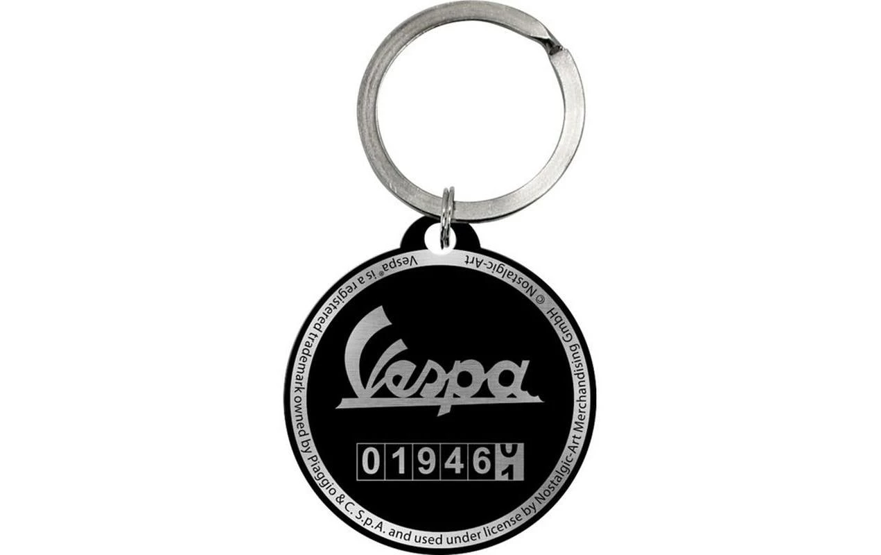 Nostalgic Art Porte-clés Vespa Tacho Ø 4 Cm, 1 Pièce, Multicolore - Protection D'objets De Valeur 2 Nostalgic Art Porte-clés Vespa Tacho Ø 4 Cm, 1 Pièce, Multicolore - Protection D'objets De Valeur – Image 2