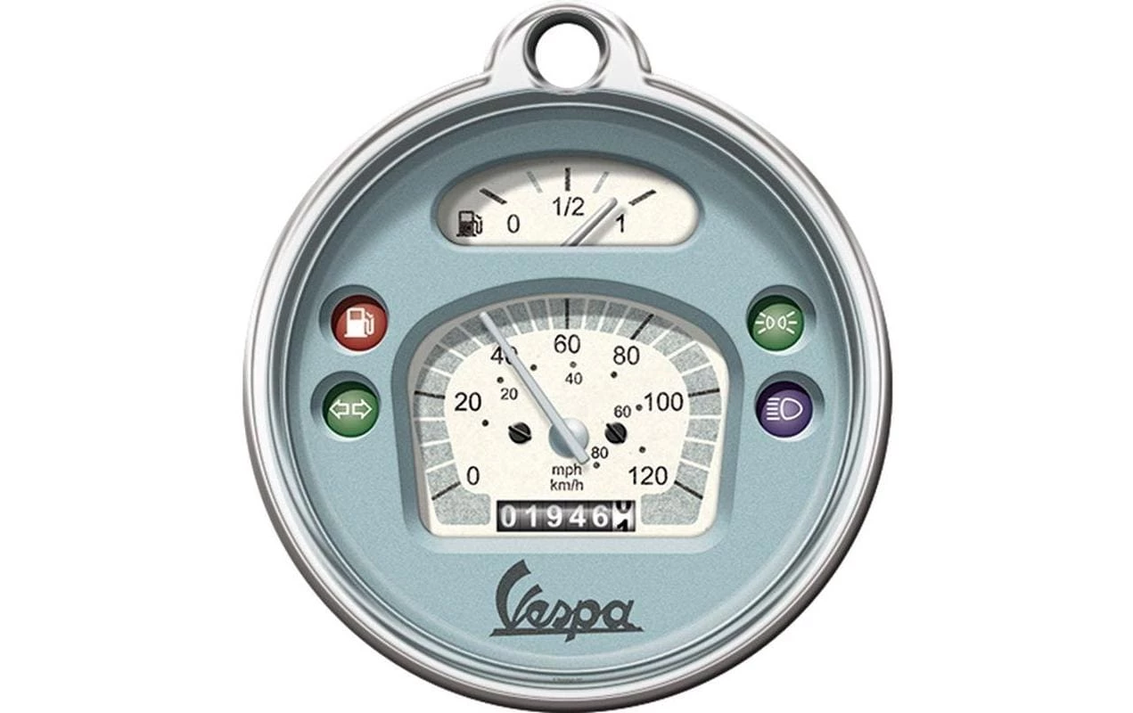 Nostalgic Art Porte-clés Vespa Tacho Ø 4 Cm, 1 Pièce, Multicolore - Protection D'objets De Valeur 3 Nostalgic Art Porte-clés Vespa Tacho Ø 4 Cm, 1 Pièce, Multicolore - Protection D'objets De Valeur – Image 3