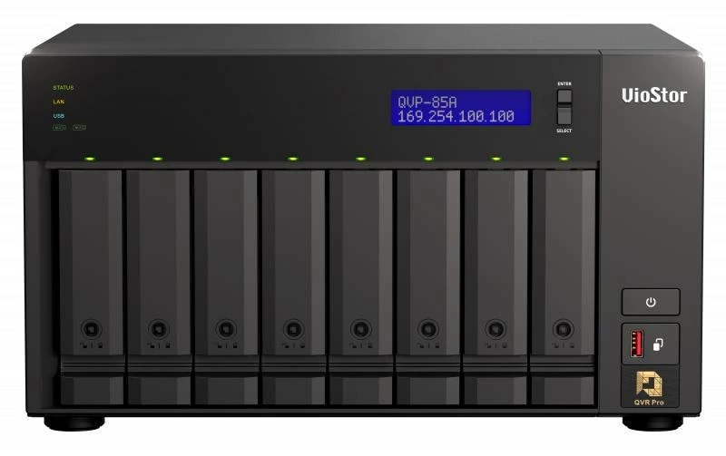 QNAP Enregistreur Réseau QVP-85A 8-bay - Systèmes D'enregistrement
