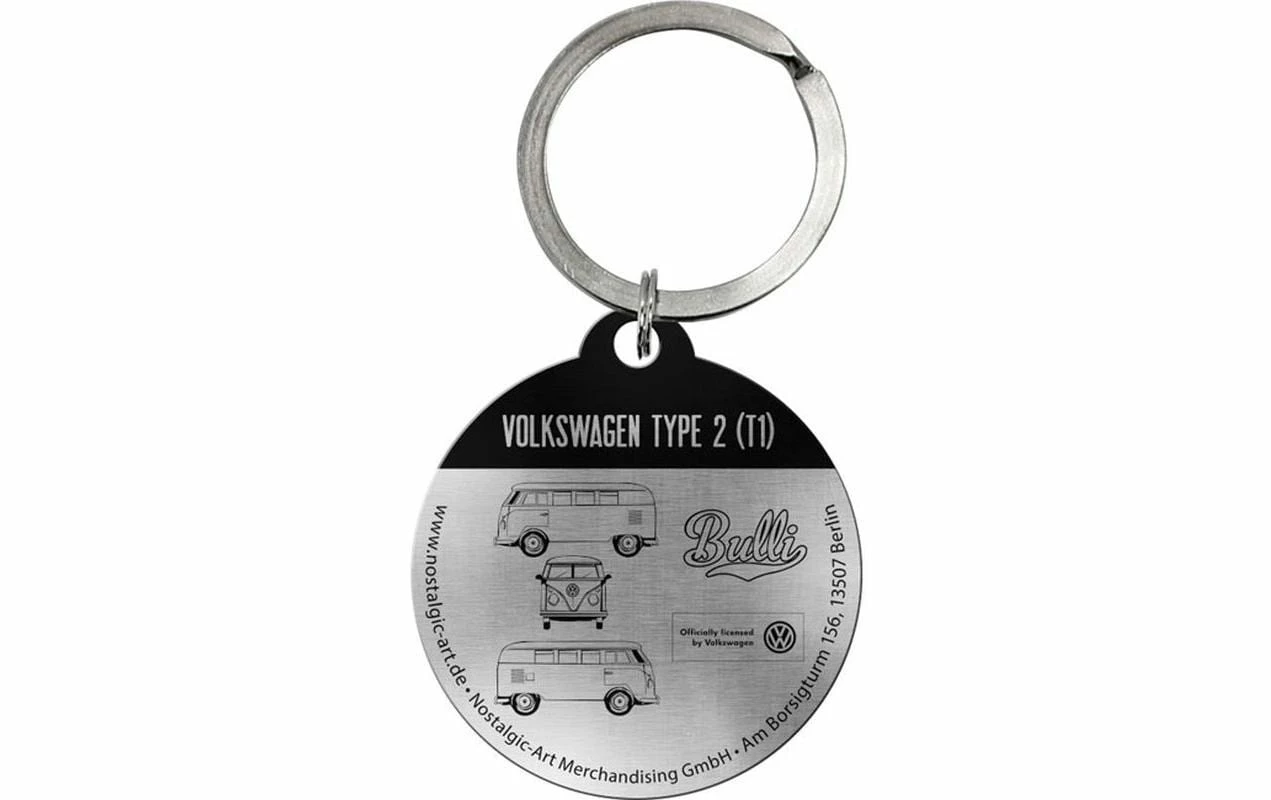 Nostalgic Art Porte-clés VW Bus Ø 4 Cm, 1 Pièce, Multicolore - Protection D'objets De Valeur – Image 2