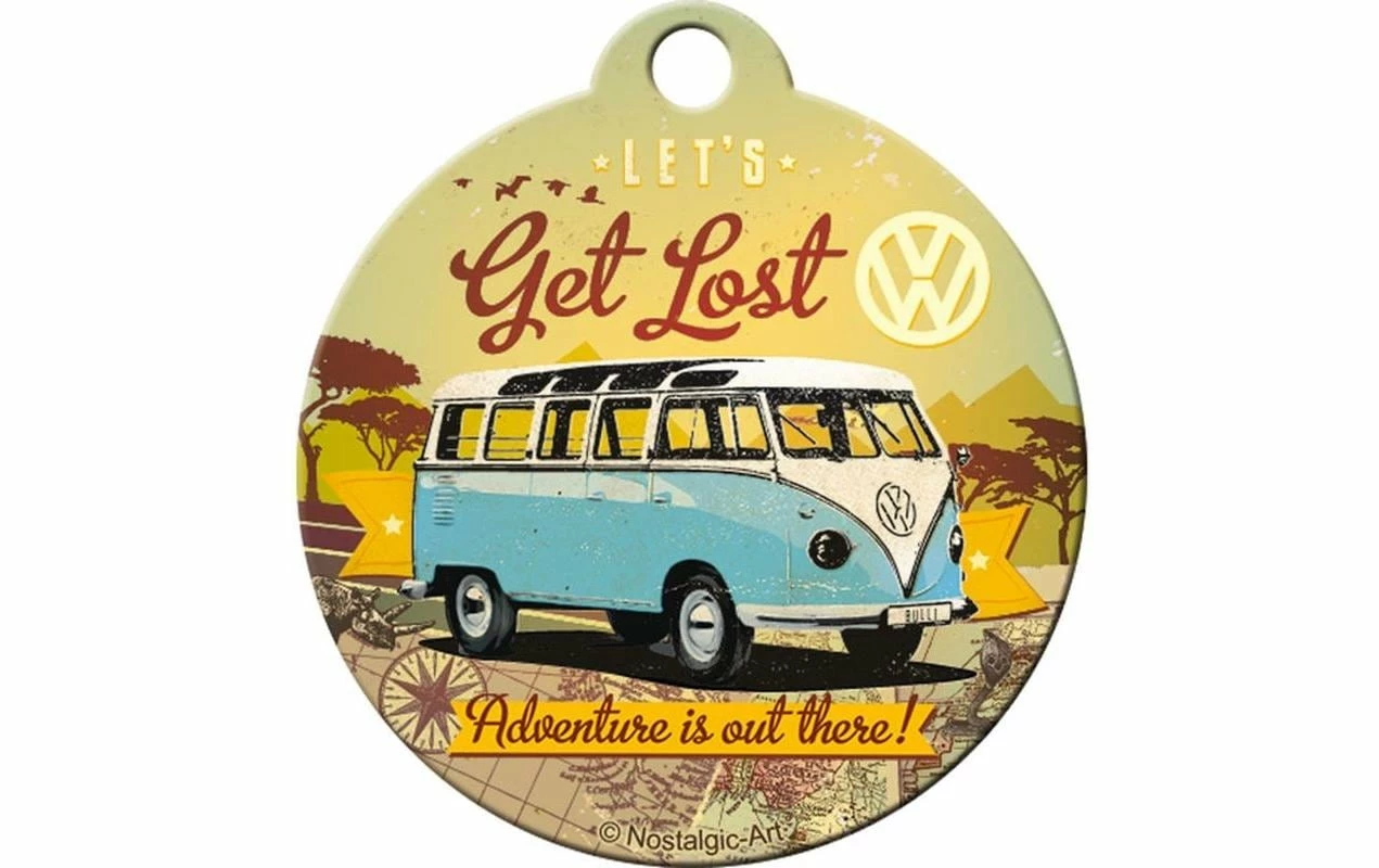 Nostalgic Art Porte-clés VW Bus Ø 4 Cm, 1 Pièce, Multicolore - Protection D'objets De Valeur – Image 3