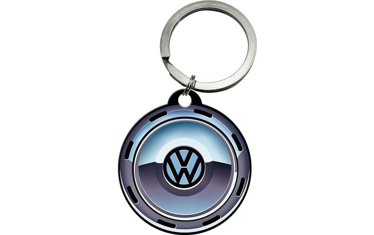 Nostalgic Art Porte-clés VW Rad Ø 4 Cm, 1 Pièce, Bleu/violet/noir - Protection D'objets De Valeur