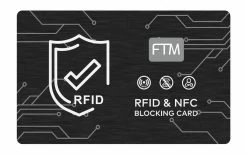 FTM Carte Anti-skimming Noir - Protection D'objets De Valeur