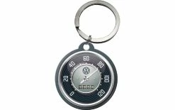 Nostalgic Art Porte-clés VW Ø 4 Cm, Noir/gris - Protection D'objets De Valeur
