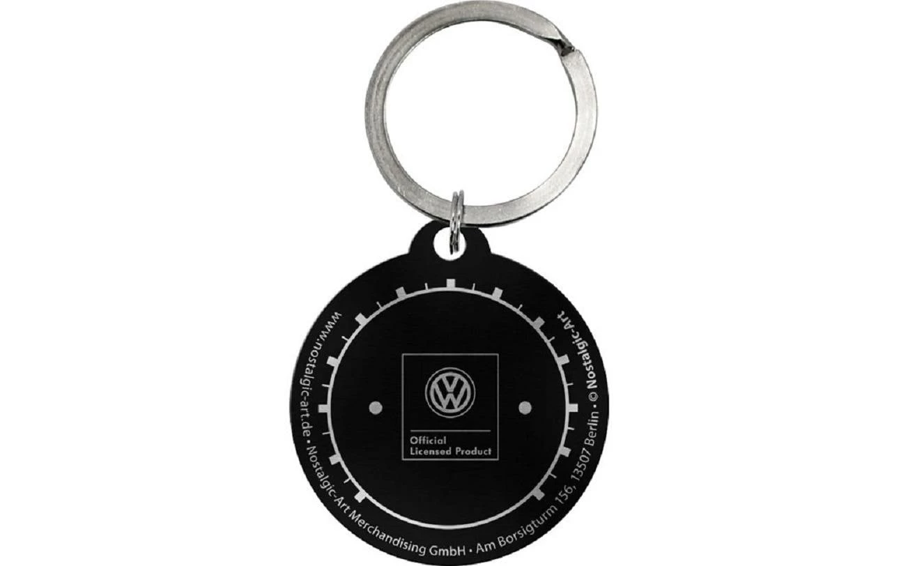 Nostalgic Art Porte-clés VW Ø 4 Cm, Noir/gris - Protection D'objets De Valeur 2 Nostalgic Art Porte-clés VW Ø 4 Cm, Noir/gris - Protection D'objets De Valeur – Image 2