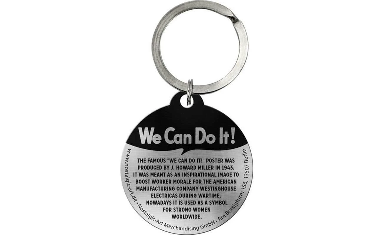 Nostalgic Art Porte-clés We Can Do It! Ø 4 Cm, 1 Pièce, Multicolore - Protection D'objets De Valeur – Image 2