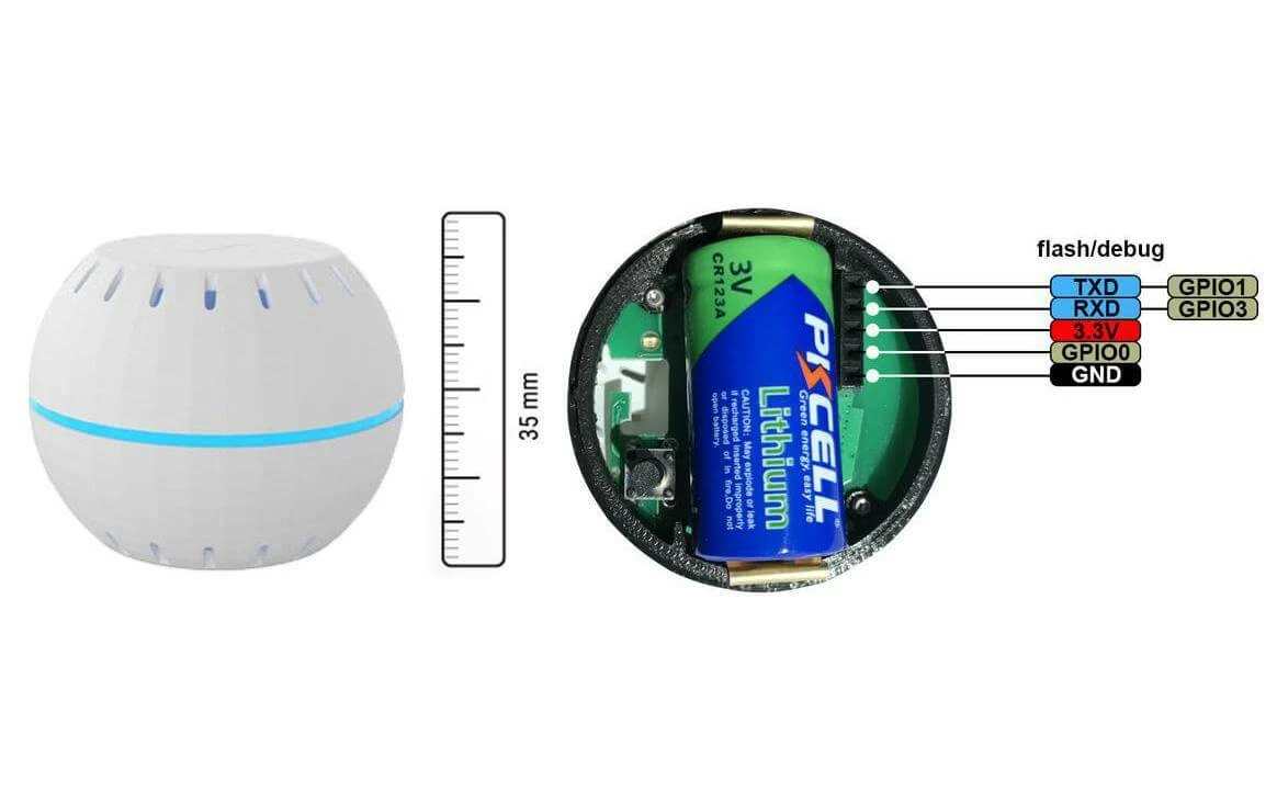 Capteur De Température Et D'humidité WLAN Shelly H&T WiFi White - Smart Home – Image 2