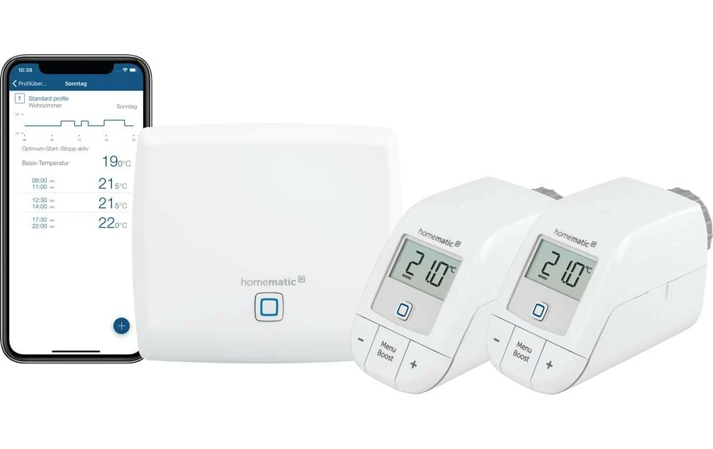 Homematic IP Smart Home Kit De Démarrage Chauffant - Smart Home – Image 2