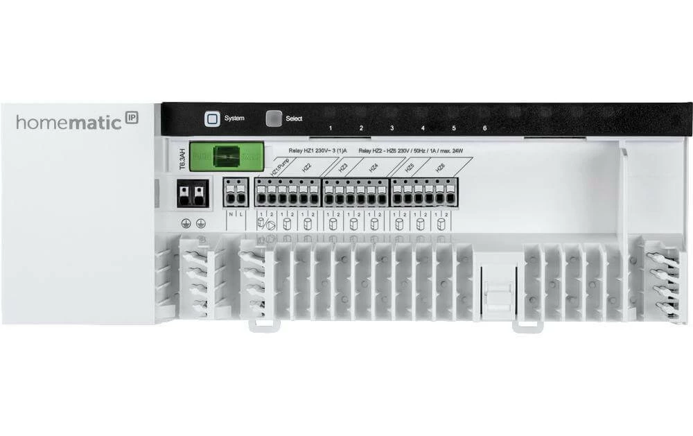 Homematic IP Actionneur De Plancher Chauffant Radio Smart Home 230 V 6 Fois - Smart Home – Image 2