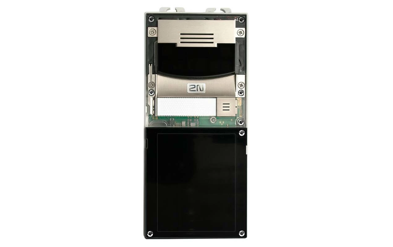 2N Station De Porte IP IP Verso 1 Ruf + HD Kamera Argent - Protection Des Bâtiments