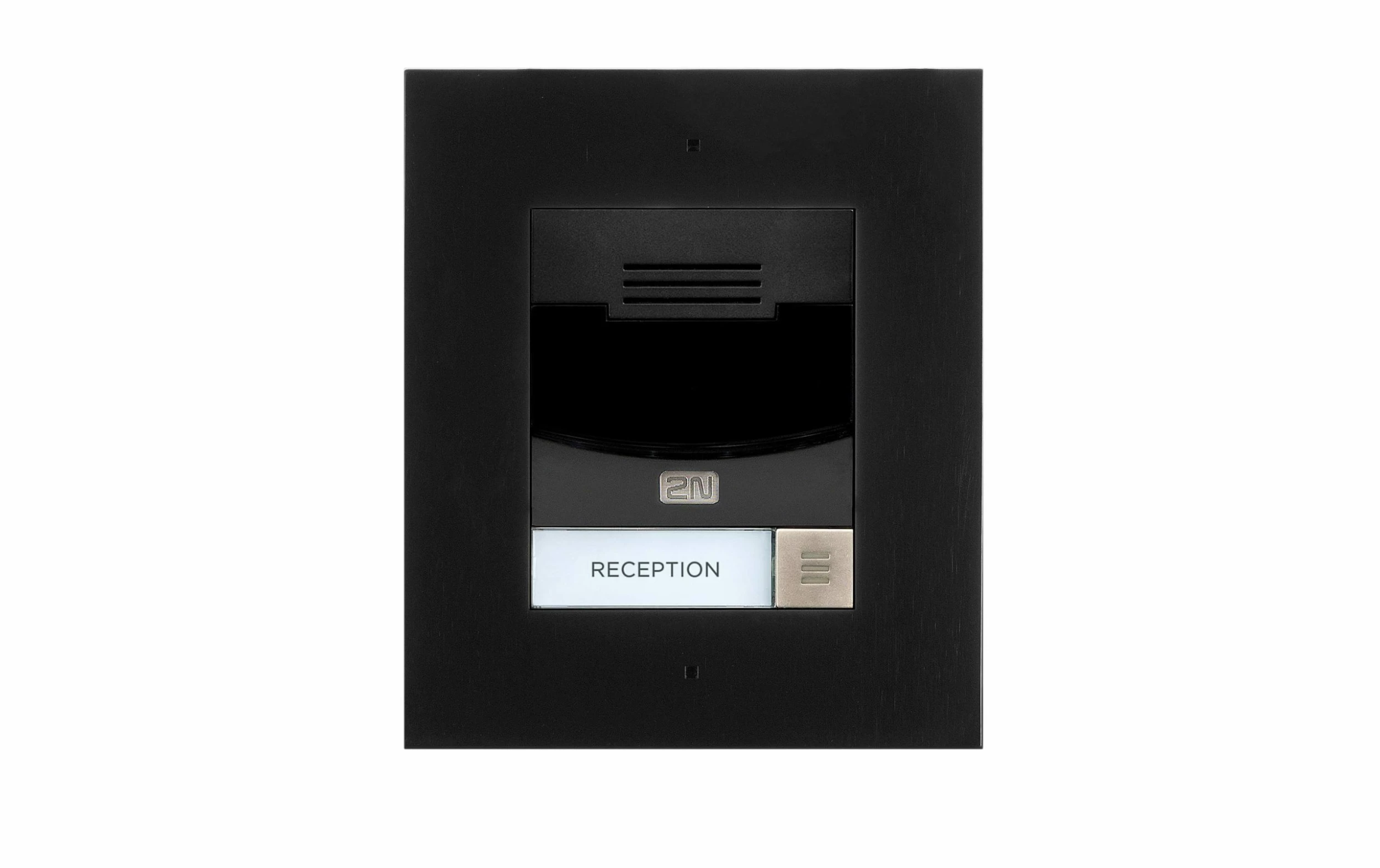 2N Station De Porte IP IP Solo Avec Caméra HD, Installation Dans Le Mur, Noire - Protection Des Bâtiments