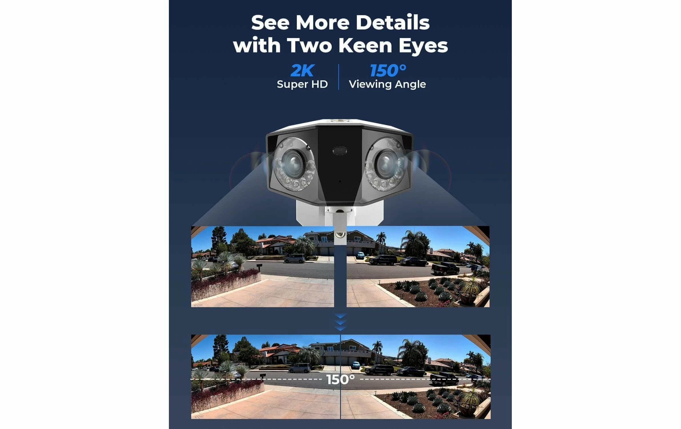 Reolink Caméra Réseau Duo 2 PoE - Camera Surveillance – Image 2