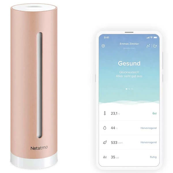 Netatmo Capteur D'air Ambiant Intelligent - NA-NHC-DE - Smart Home