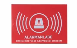 Abus Accessoires DE AU1322 Autocollant D'avertissement L - Protection Des Bâtiments