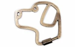 Kikkerland Porte-clés Dog 5.3 X 5.5 Cm, 1 Pièce, Or - Protection D'objets De Valeur