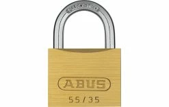 Abus Cadenas 55/35 Doré Laiton - Protection D'objets De Valeur