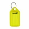 Robert Rieffel Porte-clés 3.8 X 2.2 Cm , 10 Pièces, Jaune - Protection D'objets De Valeur