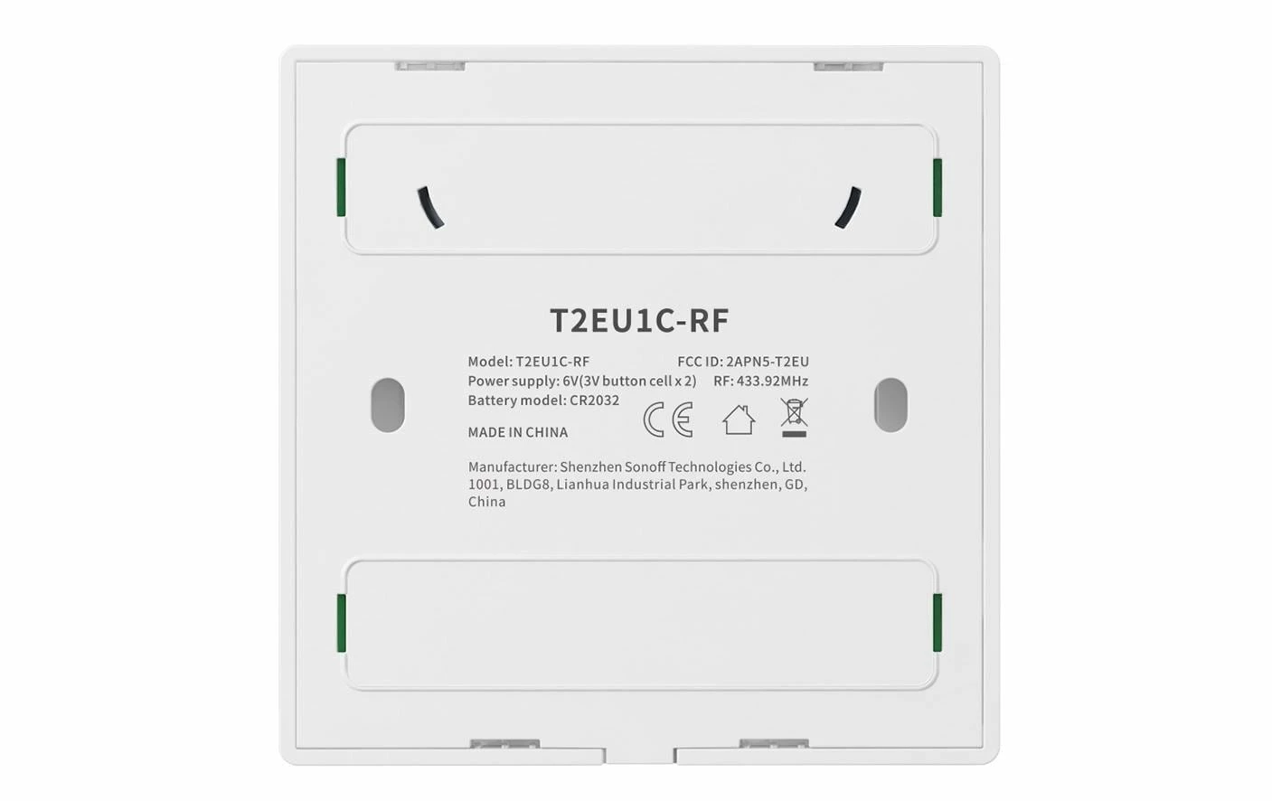 SONOFF RF Interrupteur D'éclairage T2EU1C-RF - Smart Home – Image 2