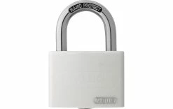 Abus Cadenas T65AL/40 Blanc Aluminium - Protection D'objets De Valeur