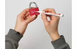 Abus Cadenas T65AL/40 Jaune Aluminium - Protection D'objets De Valeur -Nuki Shop unnamed file 571