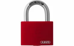 Abus Cadenas T65AL/40 Rouge Aluminium - Protection D'objets De Valeur