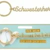 Sheepworld Porte-clés Cœur De Sœur 10.8 X 1 Cm - Protection D'objets De Valeur