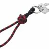 Troika Porte-clés Corde à Voile Noir/rouge - Protection D'objets De Valeur