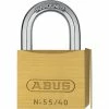Abus Cadenas 55/40 Doré Laiton - Protection D'objets De Valeur