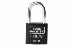 Burgwächter Cadenas Friend Noir - Protection D'objets De Valeur