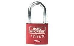 Burgwächter Cadenas Friend Rouge - Protection D'objets De Valeur