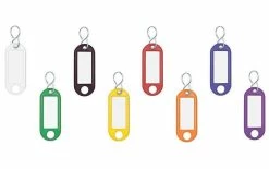 WEDO Porte-clés Multicolore, 100 Pcs. - Protection D'objets De Valeur