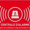 Abus Accessoires FR AU1322 Autocollant D'avertissement L - Protection Des Bâtiments