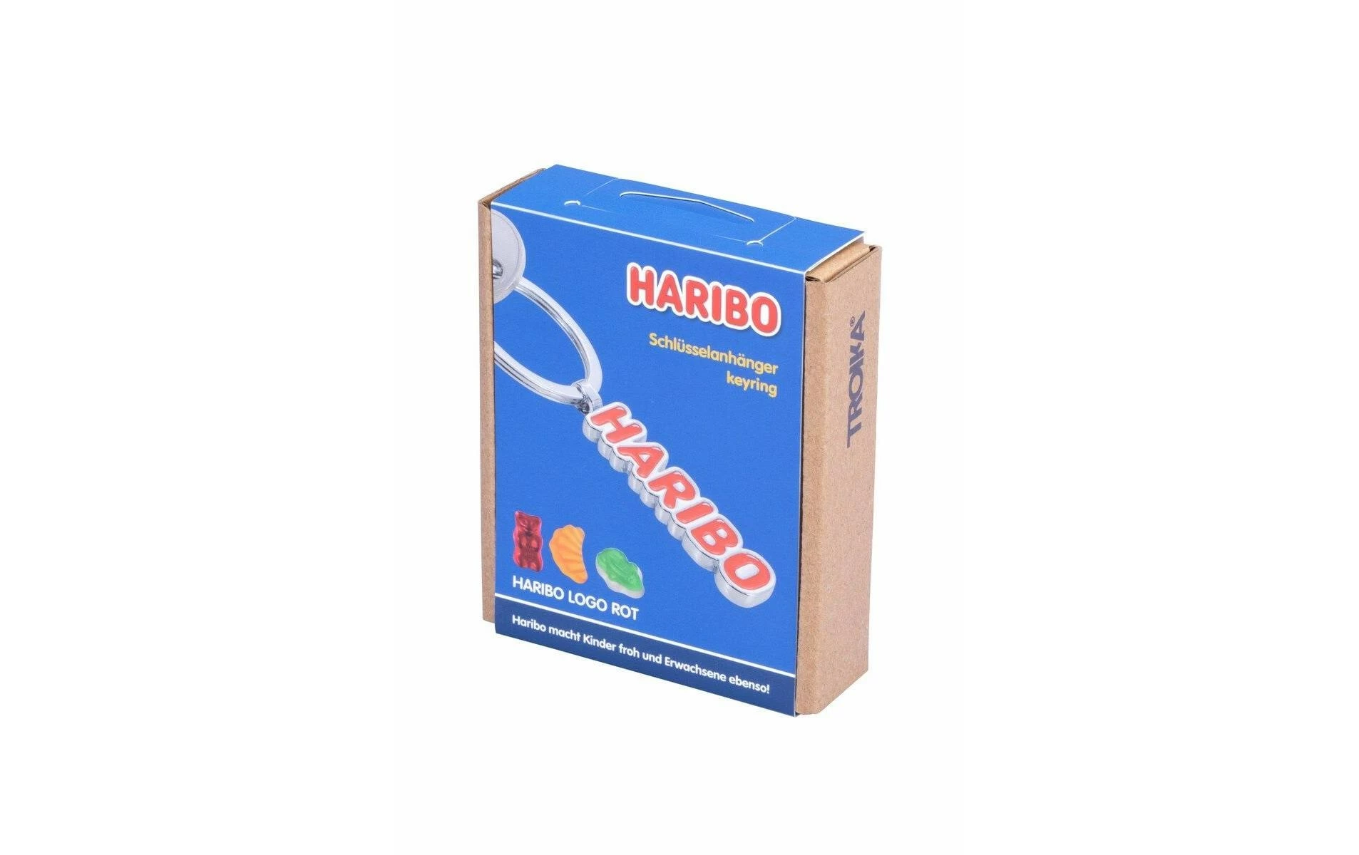 Troika Porte-clés Logo Haribo Rouge, Argenté - Protection D'objets De Valeur – Image 3