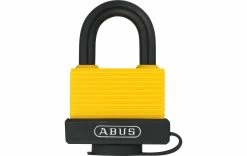 Abus Cadenas 70AL/45 Jaune Aluminium - Protection D'objets De Valeur