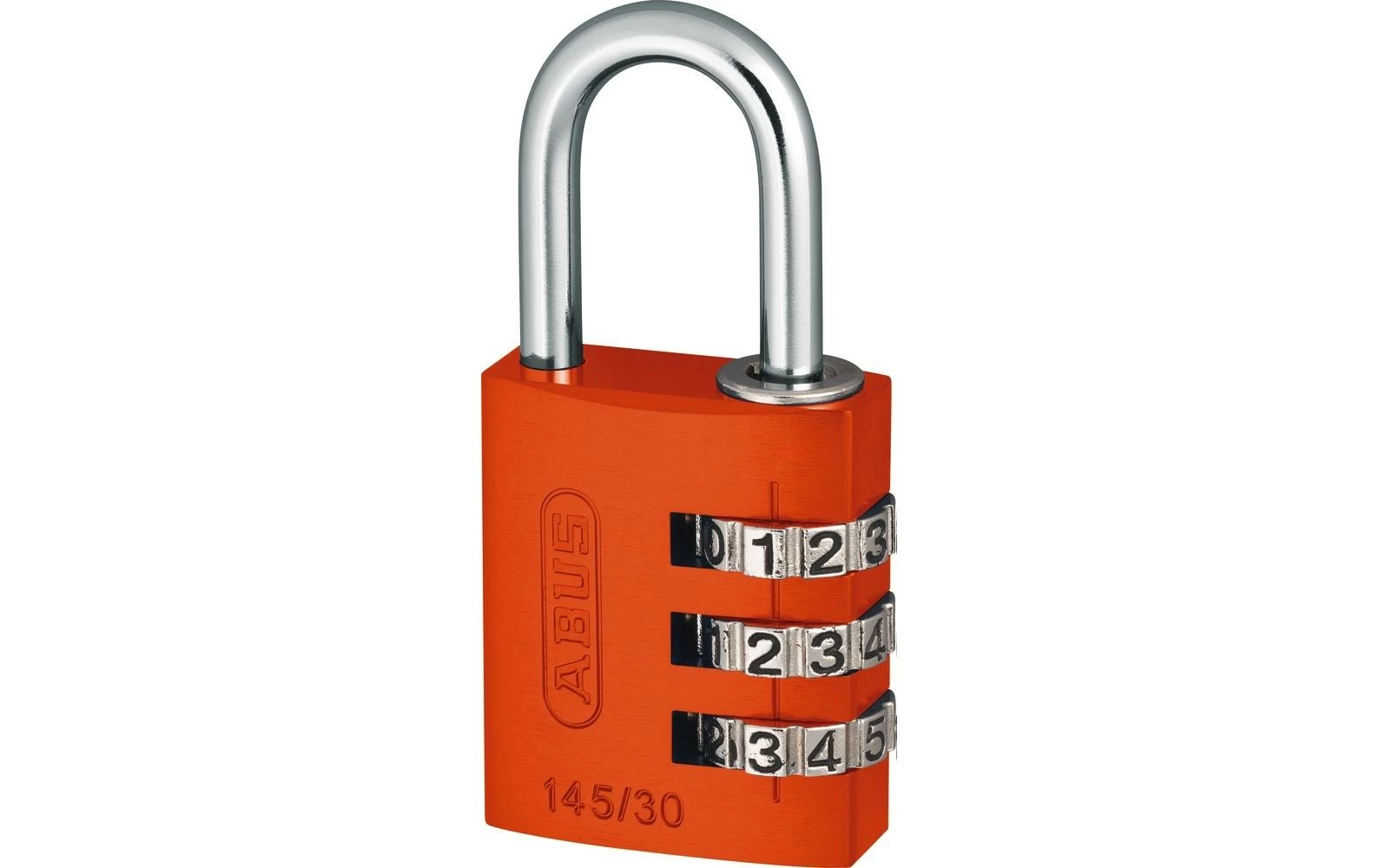 Abus Serrure à Combinaison 145/30 Lock-Tag Orange Aluminium - Protection D'objets De Valeur – Image 2