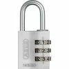 Abus Serrure à Combinaison 145/30 Lock-Tag Argenté Aluminium - Protection D'objets De Valeur