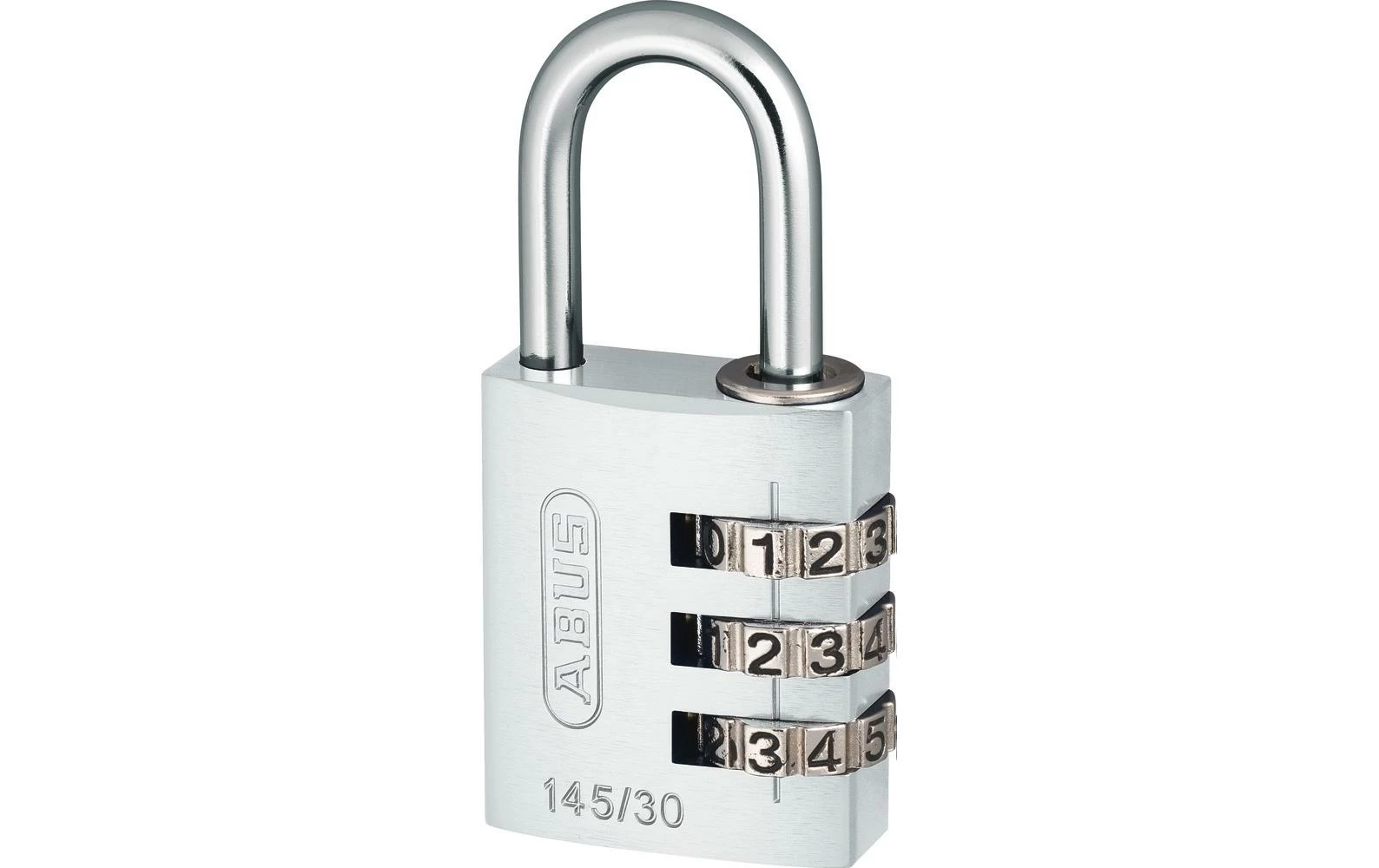 Abus Serrure à Combinaison 145/30 Lock-Tag Argenté Aluminium - Protection D'objets De Valeur – Image 2