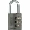 Abus Serrure à Combinaison 145/30 Lock-Tag Titane Aluminium - Protection D'objets De Valeur