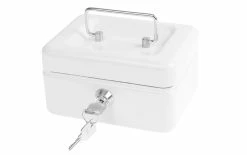 WEDO Caisse Ă Monnaie 5 Compartiments, Blanc - Protection D'objets De Valeur