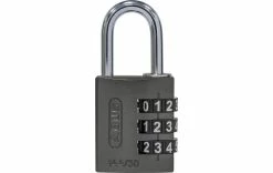 Abus Serrure à Combinaison 144/30 B/DFNLI Titane Aluminium - Protection D'objets De Valeur