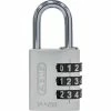 Abus Serrure à Combinaison 144/30 B/DFNLI Argenté Aluminium - Protection D'objets De Valeur