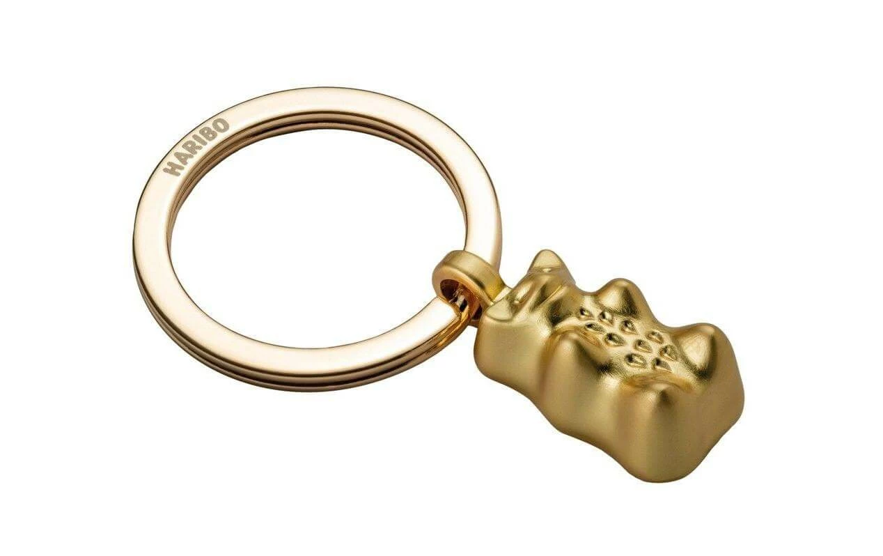 Troika Porte-clés Ours D'or Doré - Protection D'objets De Valeur