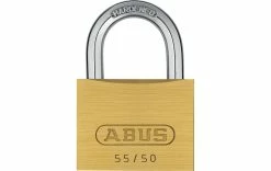 Abus Cadenas 55/50 Doré Laiton - Protection D'objets De Valeur