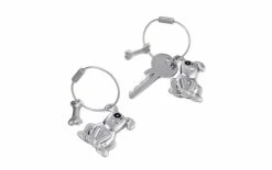 Troika Porte-clés PETE Argentés - Protection D'objets De Valeur