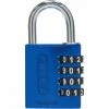 Abus Serrure à Combinaison 144/40 Bleu - Protection D'objets De Valeur