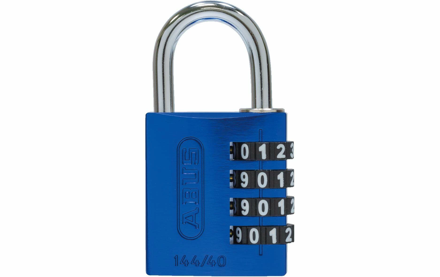 Abus Serrure Ă Combinaison 144/40 Bleu - Protection D'objets De Valeur