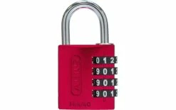 Abus Serrure à Combinaison 144/40 Rouge - Protection D'objets De Valeur